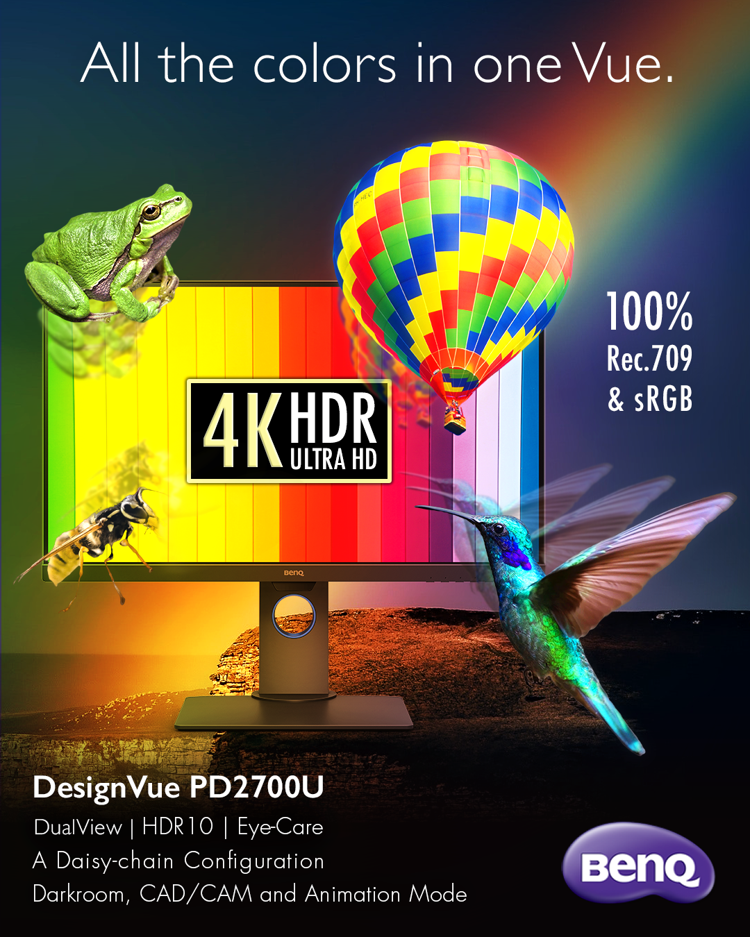 BenQ — Colors · Mainossuunnittelu